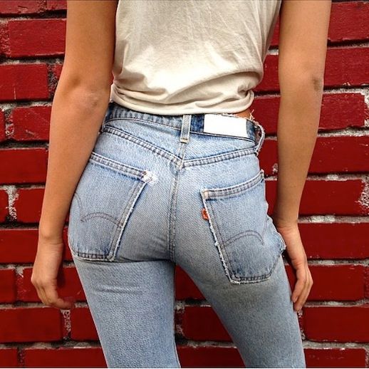 best levis for flat bum